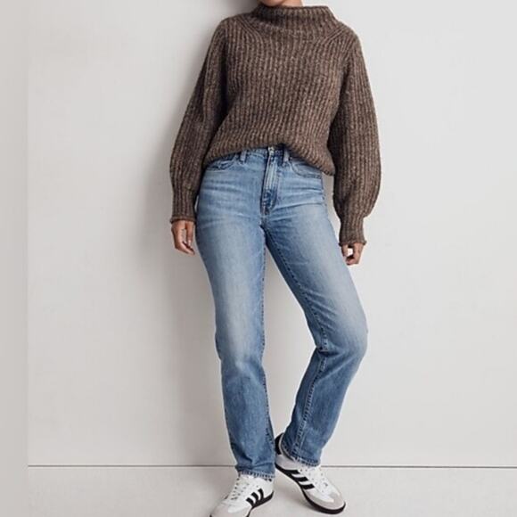 Madewell Loretto Mockneck Pullover Sweater Women's Size S - Picture 1 of 9